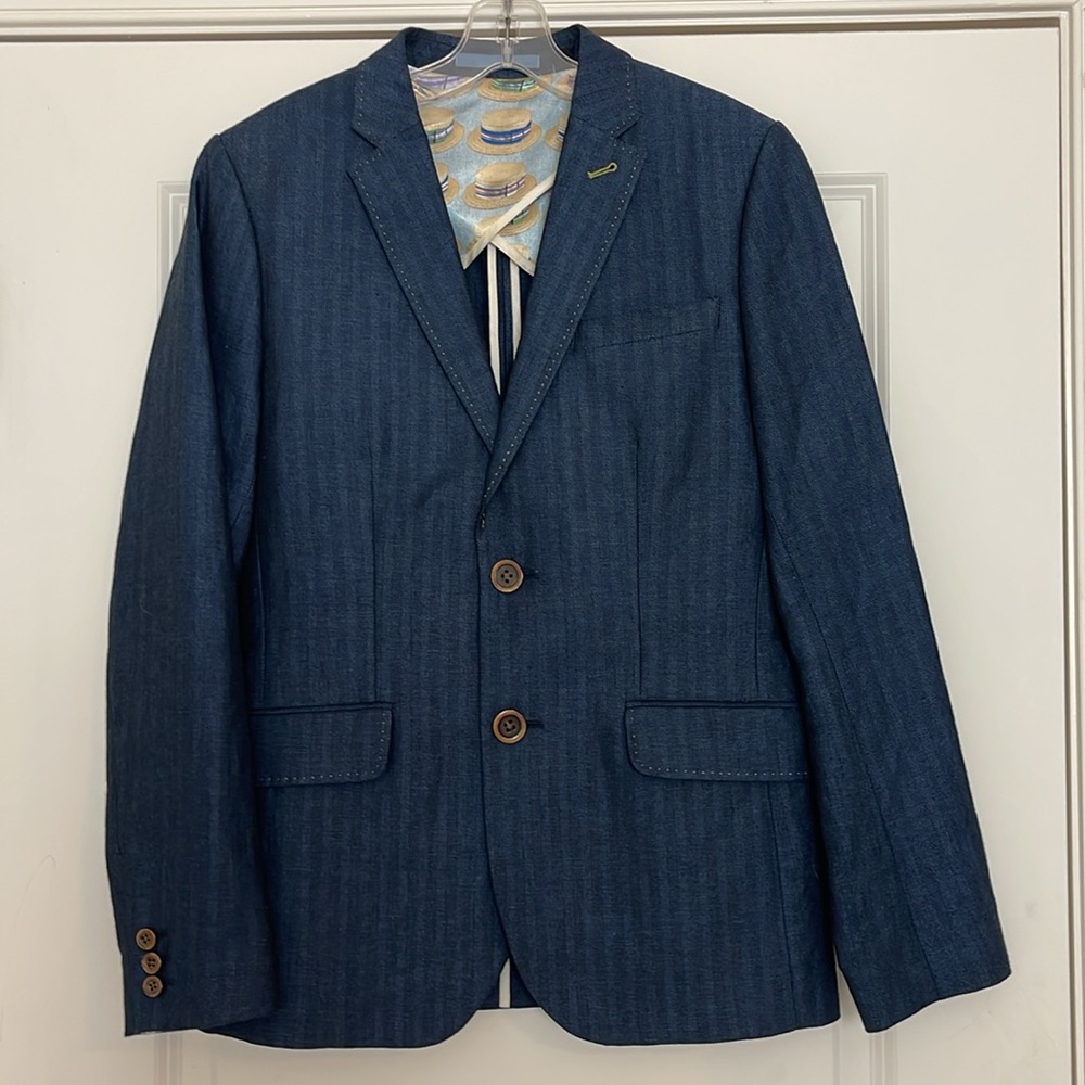 Ted Baker Men’s Herringbone Blazer 2 Small